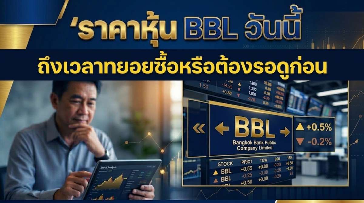 ราคาหุ้น BBL วันนี้ ถึงเวลาทยอยซื้อหรือต้องรอดูก่อน