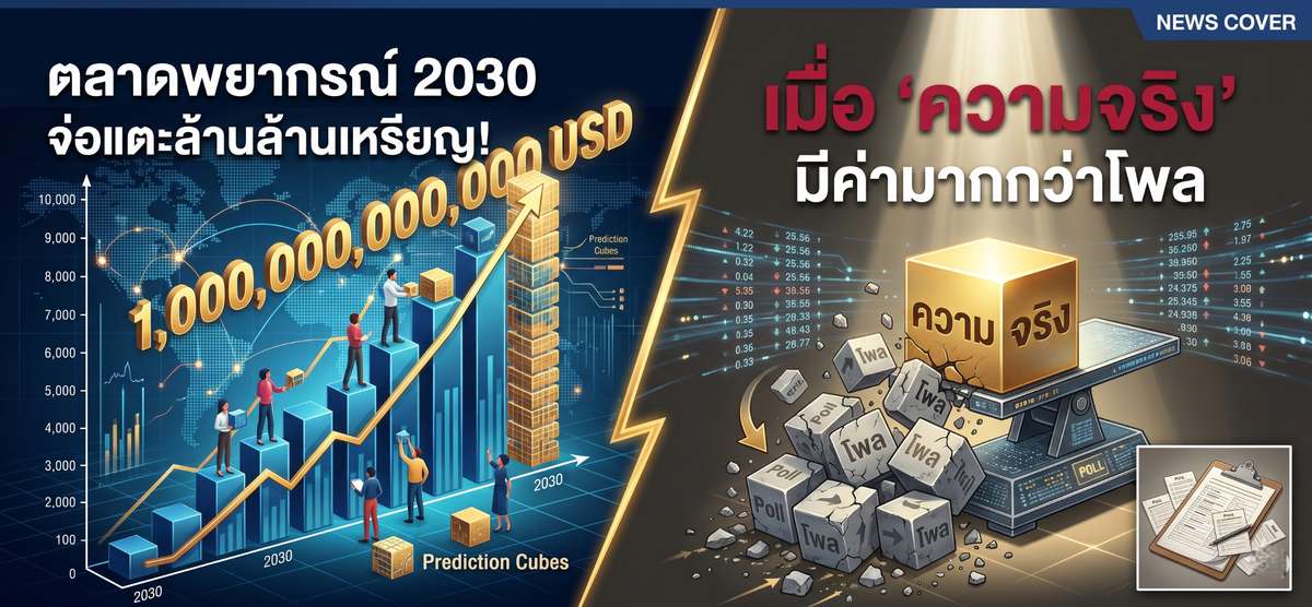 ตลาดพยากรณ์ 2030 พุ่งล้านล้านเหรียญ! "ความจริง" ชนะโพล