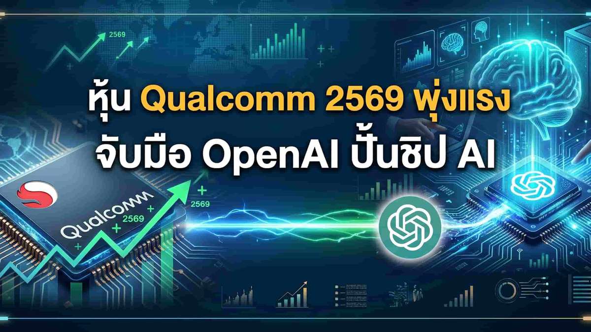หุ้น Qualcomm 2569 พุ่งแรง จับมือ OpenAI ปั้นชิป AI