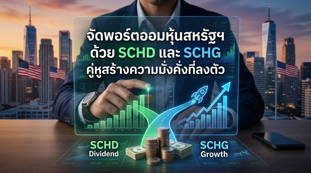 จัดพอร์ตออมหุ้นสหรัฐฯ ด้วย SCHD และ SCHG คู่หูสร้างความมั่งคั่งที่ลงตัว