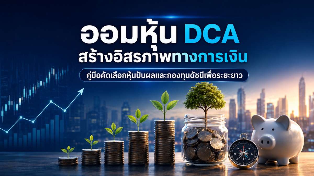 ออมหุ้น DCA สร้างอิสรภาพทางการเงิน : คู่มือคัดเลือกหุ้นปันผลและกองทุนดัชนีเพื่อระยะยาว